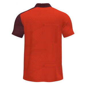 Polera Joma Torneo Polo Roja Burdeo - Sur SportsVestuario