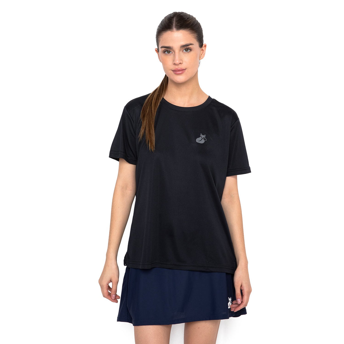 Polera Khombi Mujer Tilki Temel - Negro