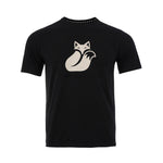 Polera Cotton Fox Big Logo Tilki - Blanca logo Negro