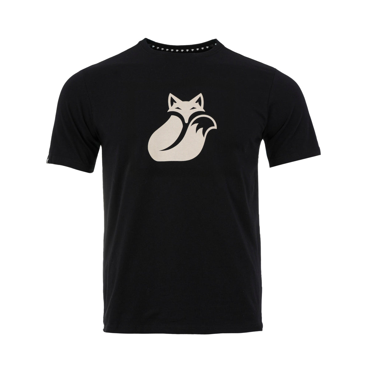 Polera Cotton Fox Big Logo Tilki - Blanca logo Negro
