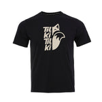 Polera Mix Big Logo Tilki - Blanca logo Negro