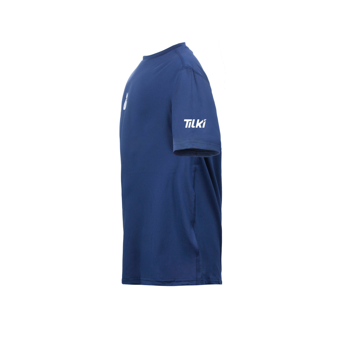 Polera Poly KIDS Tilki Temel - Azul/Blanca