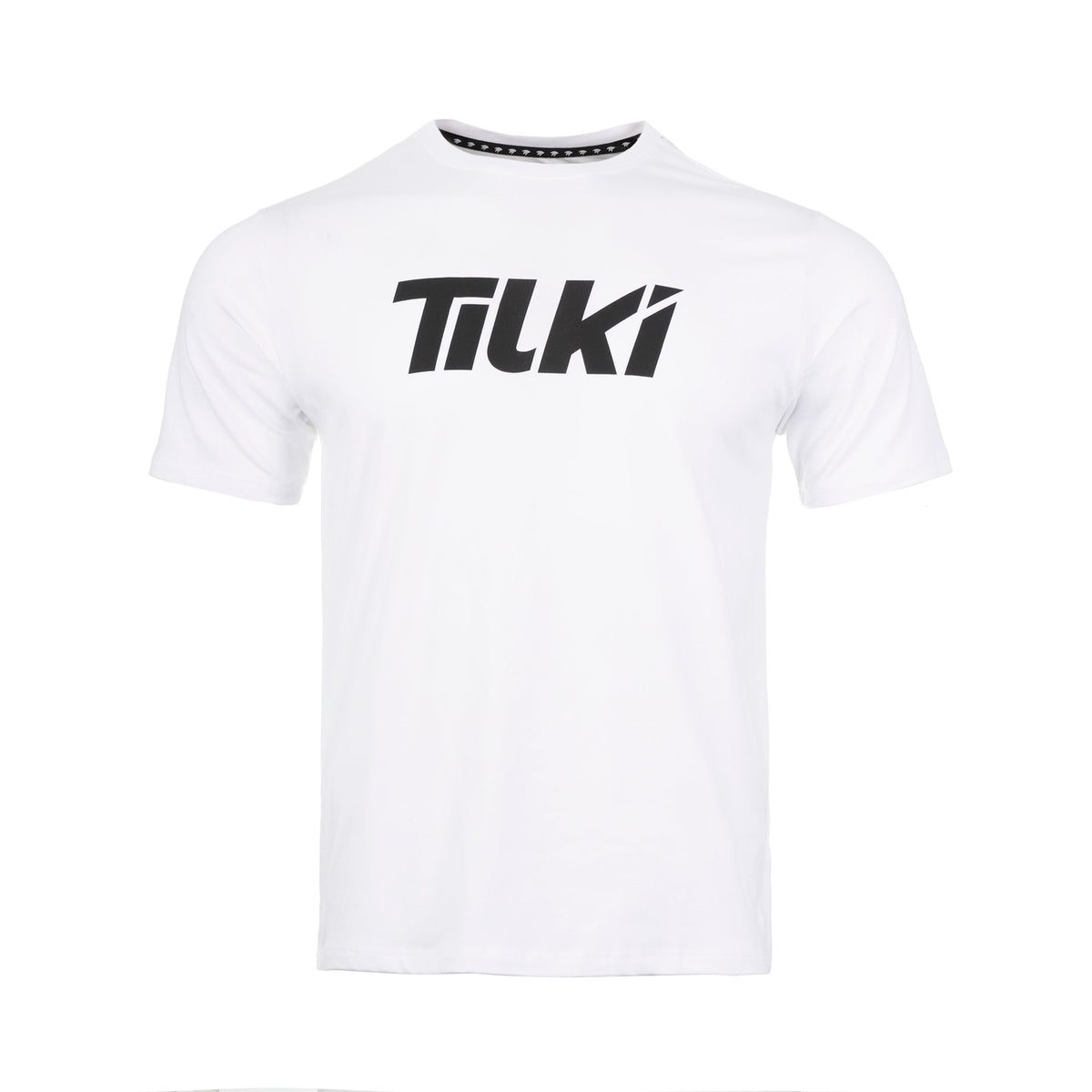 Polera Big Logo Tilki - Blanca logo Negro