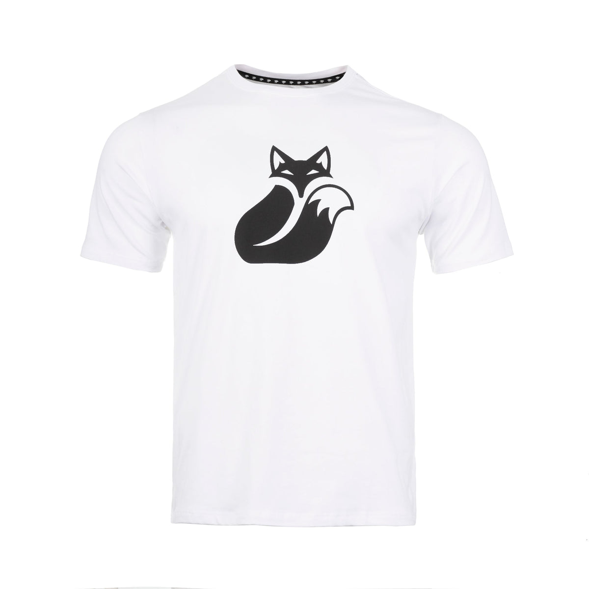 Polera Cotton Fox Big Logo Tilki - Blanca logo Negro