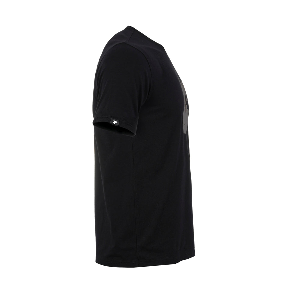 Polera Cotton Fox Big Logo Tilki - Negra logo Gris