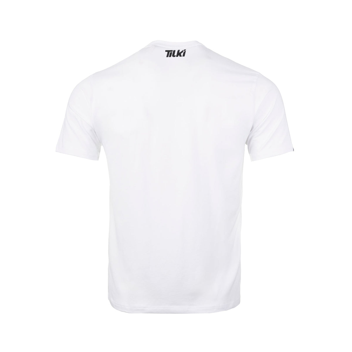 Polera Mix Big Logo Tilki - Blanca logo Negro