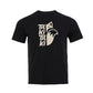 Polera Mix Big Logo Tilki - Negra logo Beige