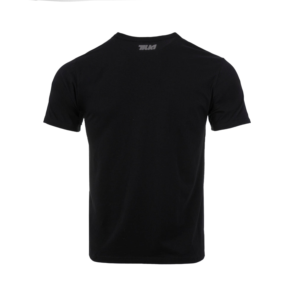Polera Mix Big Logo Tilki - Negra logo Gris