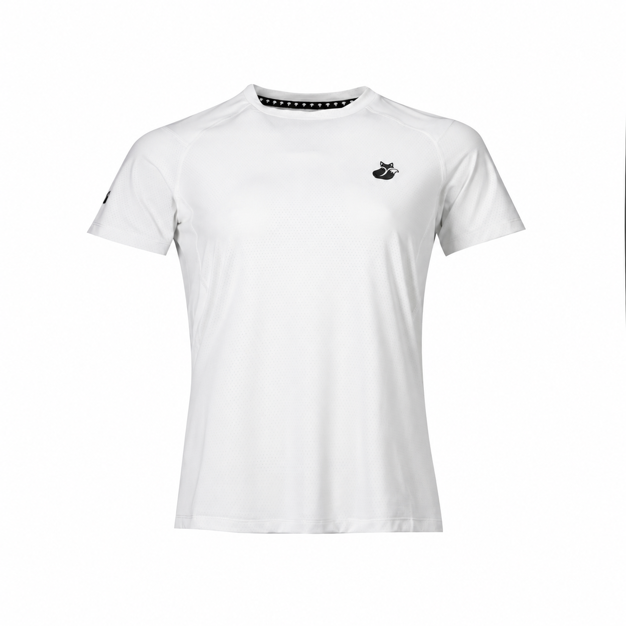 Polera Mix/Mesh Pro Mujer Tilki Lehinde Blanco/Negro