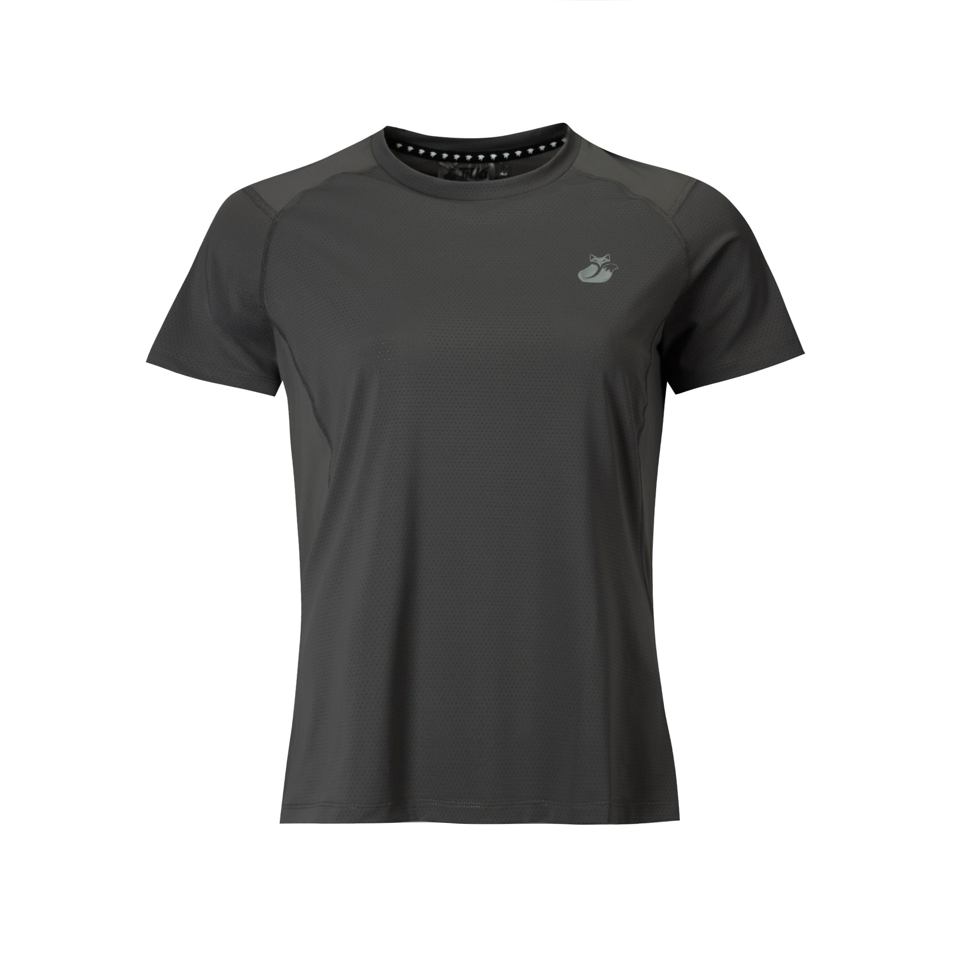 Polera Mix/Mesh Pro Mujer Tilki Lehinde Gris