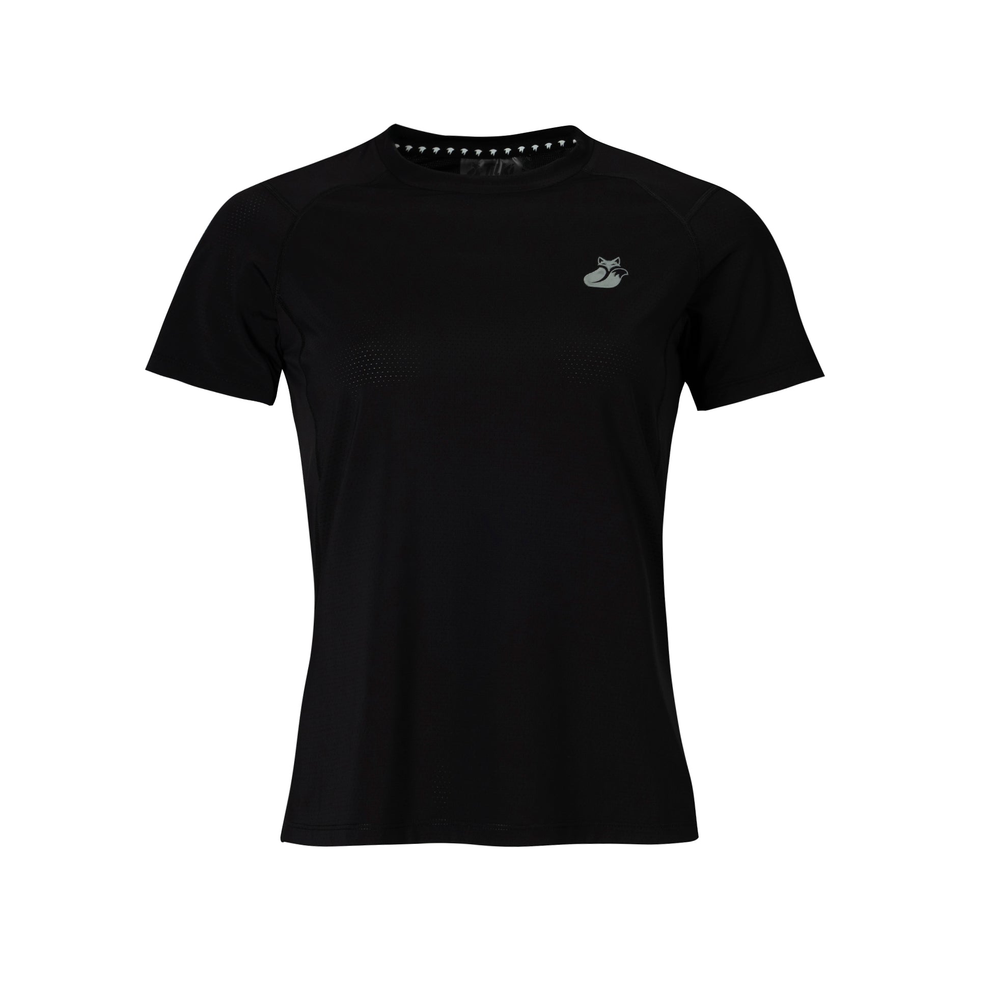 Polera Mix/Mesh Pro Mujer Tilki Lehinde Negro/Gris