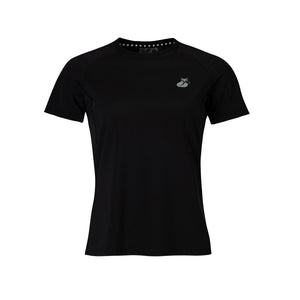 Polera Mix/Mesh Pro Mujer Tilki Lehinde Negro/Gris
