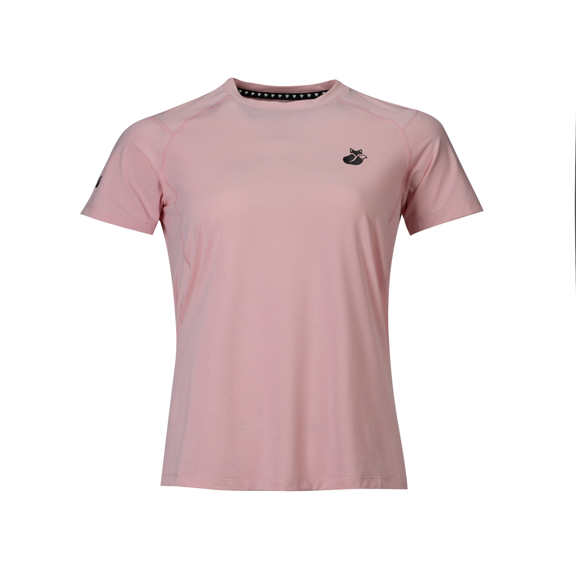 Polera Mix/Mesh Pro Mujer Tilki Lehinde Rosado/Negro