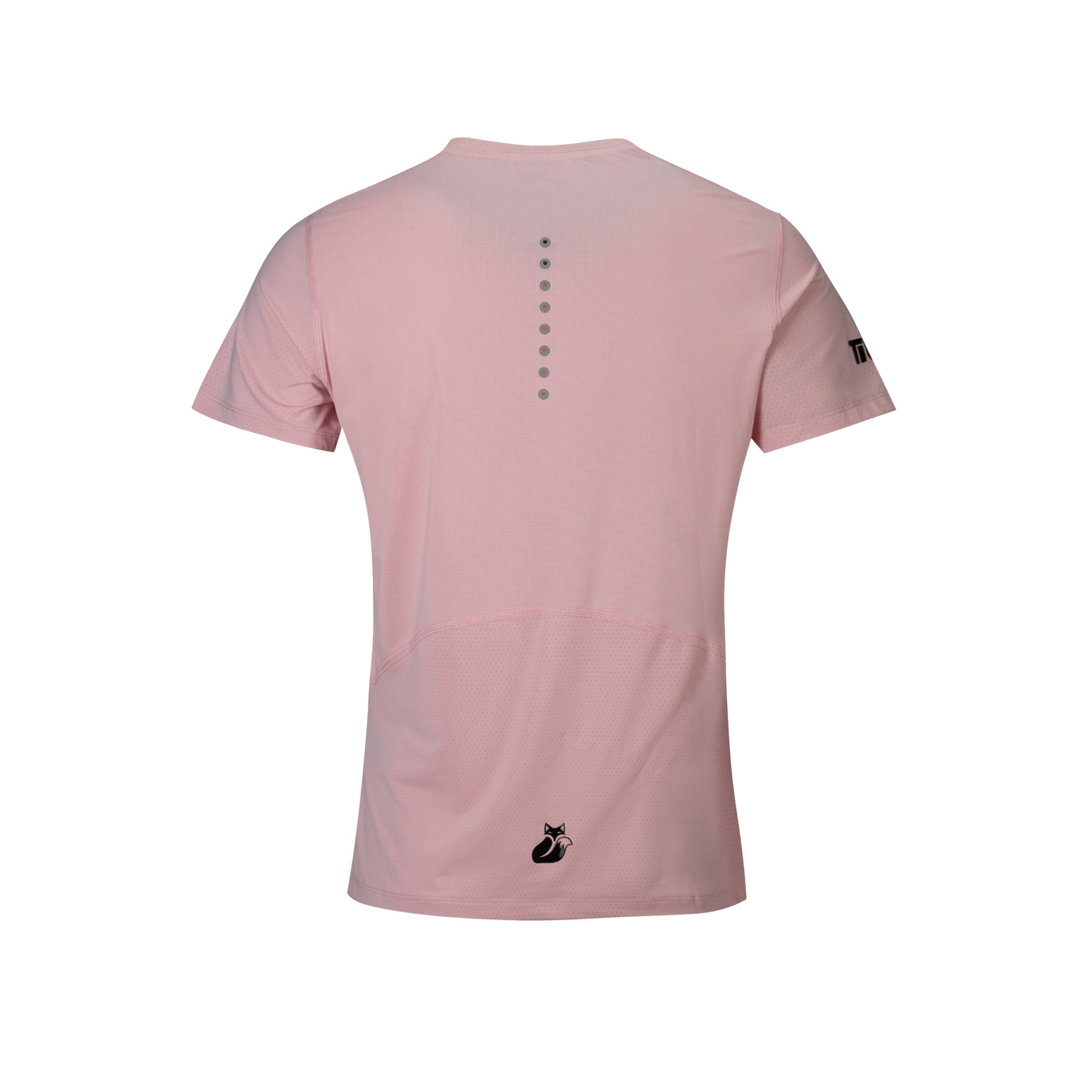 Polera Mix/Mesh Pro Mujer Tilki Lehinde Rosado/Negro