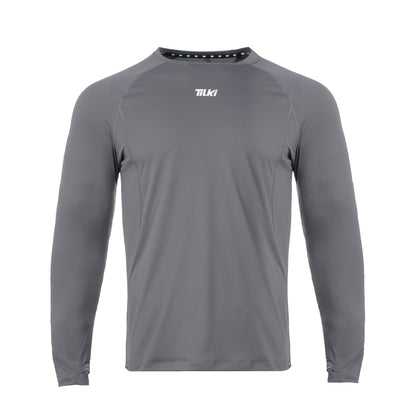 Polera Manga Larga Poly Tilki Lehinde - Gris