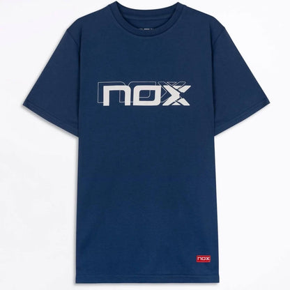 Polera Nox Azul Marino Logo Blanco - Sur SportsVestuario