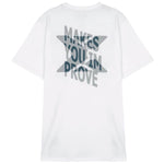 Polera Nox Blanca Logo Celeste - Sur SportsVestuario