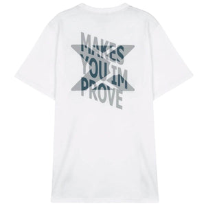 Polera Nox Blanca Logo Celeste - Sur SportsVestuario