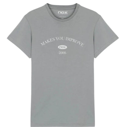 Polera Nox Mujer Basic Gris - Sur SportsVestuario