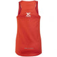 Polera Nox Mujer Tirantes Microperforada Team Roja Logo Blanco - Sur SportsVestuario