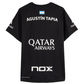 Polera Nox Sponsor AT10 Negra de Agustín Tapia 2025