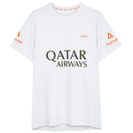 Polera Nox Sponsor AT10 Blanca de Agustín Tapia 2025 - Sur SportsVestuario