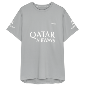 Polera Nox Sponsor AT10 Gris de Agustín Tapia 2025 - Sur SportsVestuario