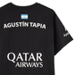 Polera Nox Sponsor AT10 Negra de Agustín Tapia 2025 - Sur SportsVestuario