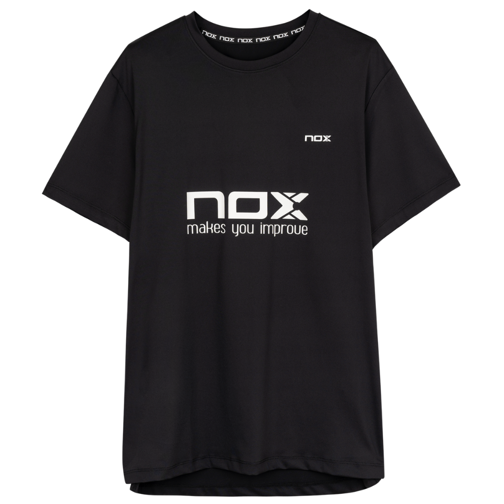 Polera Nox Sponsor LA10 Negra de Leo Augsburguer 2025