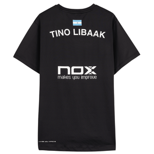 Polera Nox Sponsor TL10 Negra de Tino Libaak 2025 - Sur SportsVestuario