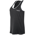 Polera Nox Tirantes Mujer Negro Logo Blanco - Sur SportsVestuario