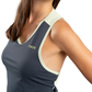 Polera Nox Tirantes Mujer Pro Charcoal Grey