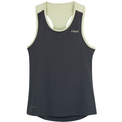 Polera Nox Tirantes Mujer Pro Charcoal Grey