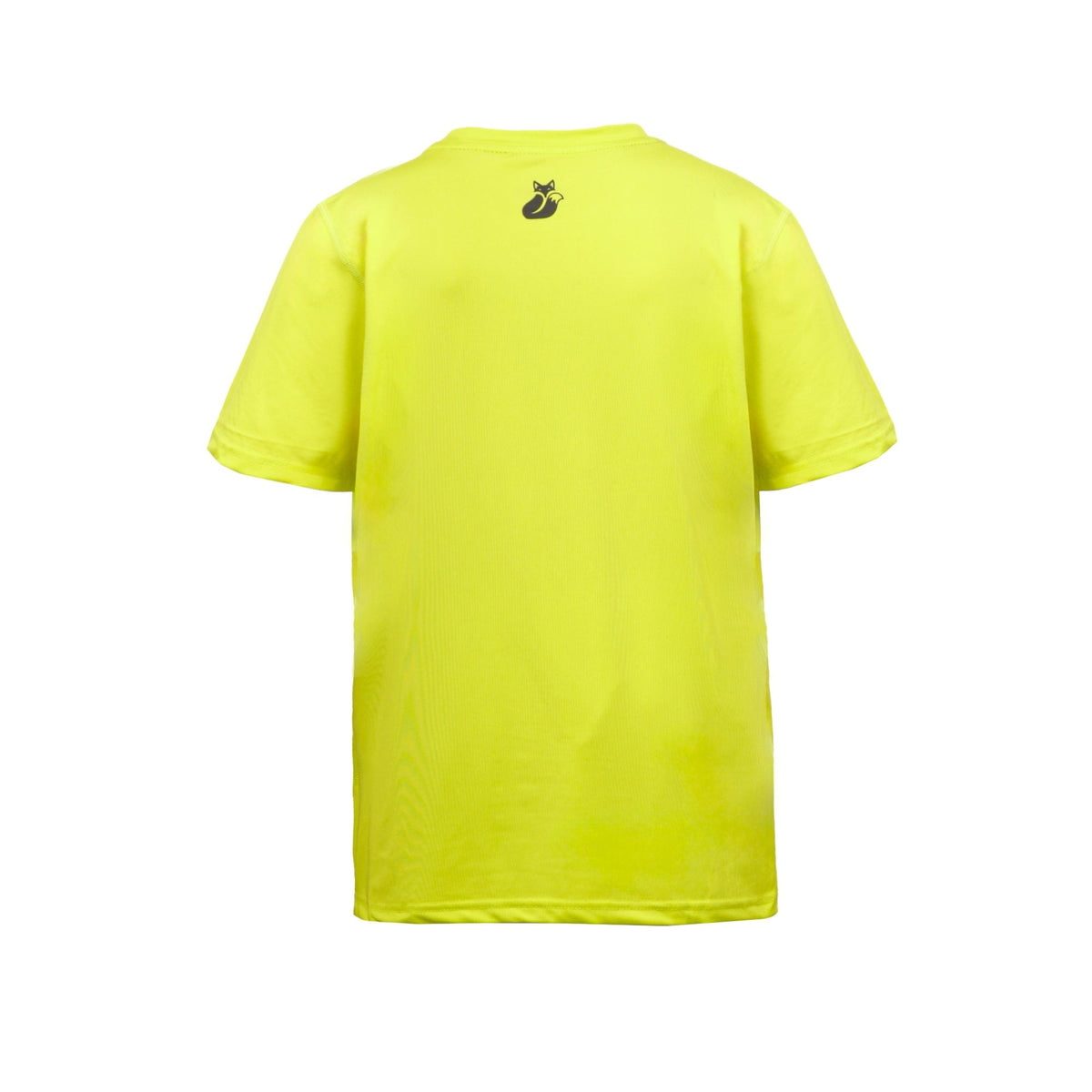 Polera Poly KIDS Tilki Temel - Amarillo Fluor/Negra