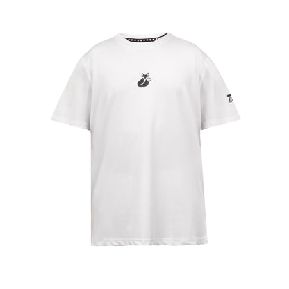 Polera Poly KIDS Tilki Temel - Blanca/Negra