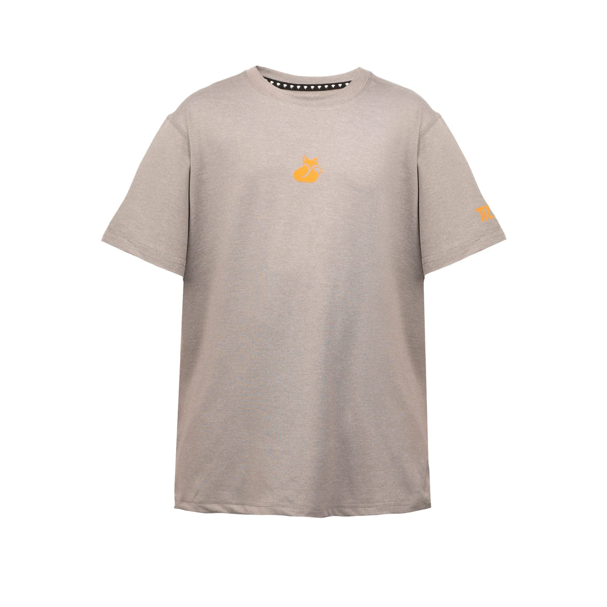 Polera Poly KIDS Tilki Temel - Gris/Naranja