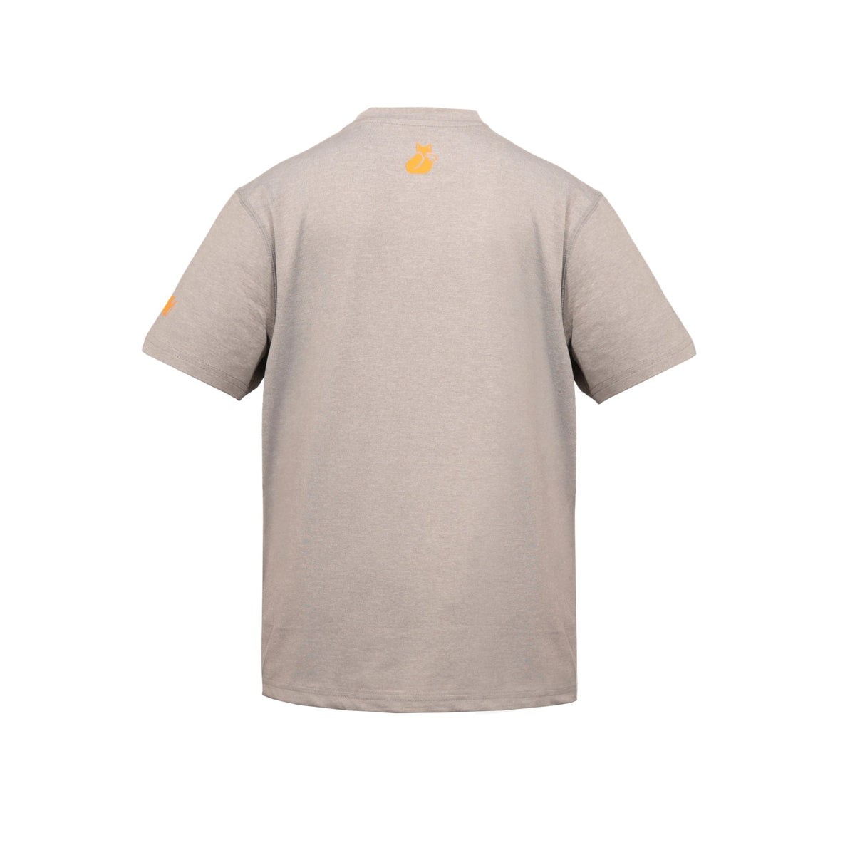Polera Poly KIDS Tilki Temel - Gris/Naranja