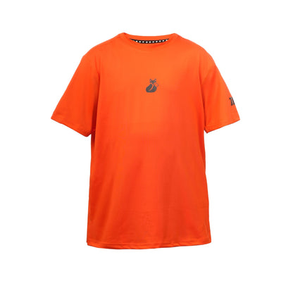 Polera Poly KIDS Tilki Temel - Naranja/Negra
