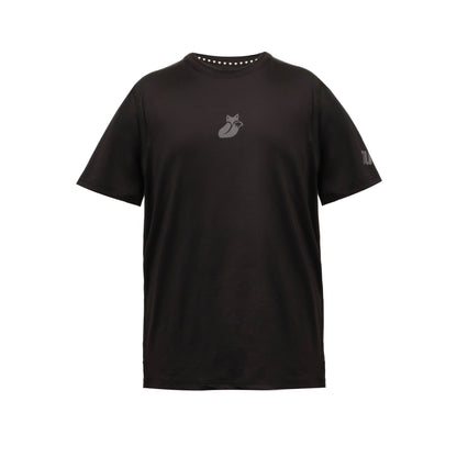 Polera Poly KIDS Tilki Temel - Negra/Gris