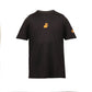 Polera Poly KIDS Tilki Temel - Negra/Naranja