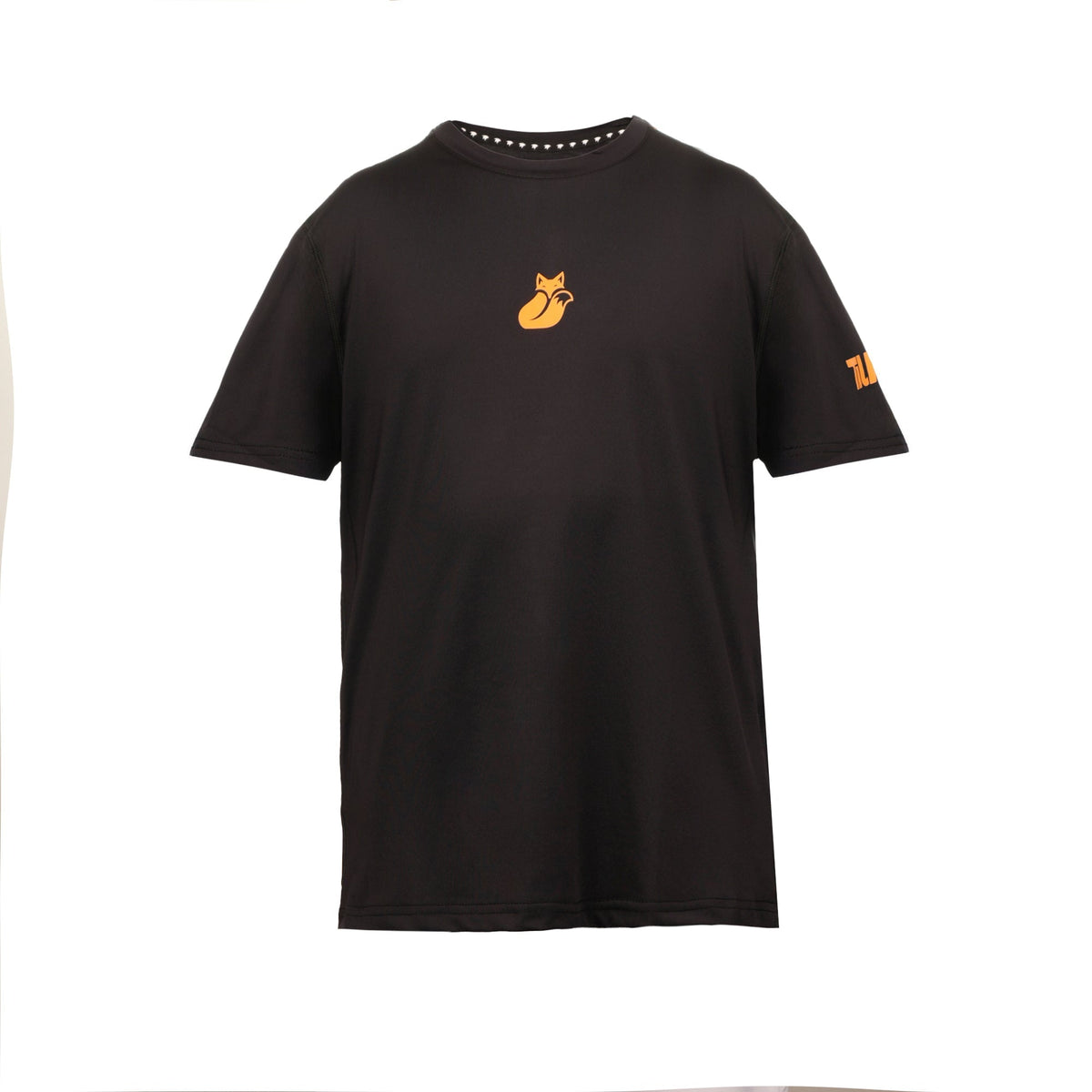 Polera Poly KIDS Tilki Temel - Negra/Naranja