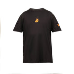 Polera Poly KIDS Tilki Temel - Negra/Naranja