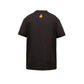 Polera Poly KIDS Tilki Temel - Negra/Naranja