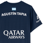 Polera Sponsor Nox AT10 Azul Marino de Agustín Tapia 2025 - Sur SportsVestuario
