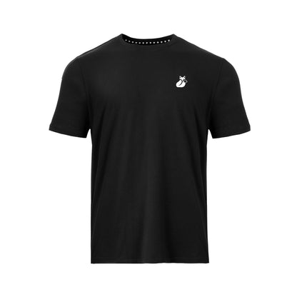 Polera Cotton Fox Tilki Lehinde - Negro/Blanco