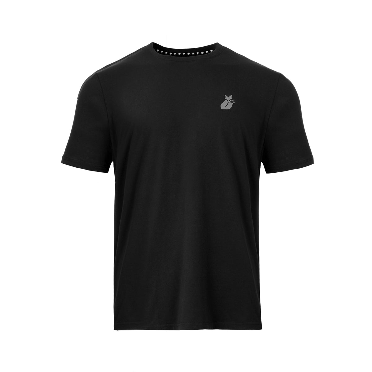 Polera Cotton Fox Tilki Lehinde - Negro/Gris