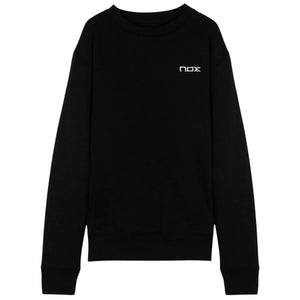 Poleron Nox Negro Logo Blanco - Sur SportsVestuario