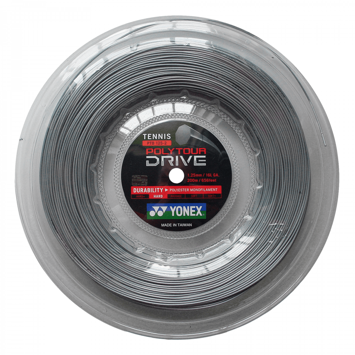 Rollo de Cuerda Yonex Poly Tour Drive Gris (200m) Gris - Sur SportsAccesorios