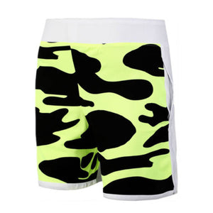 Short Hydrogen Camuflaje Técnico Blanca Amarillo Fluor Hombre - Sur SportsVestuario