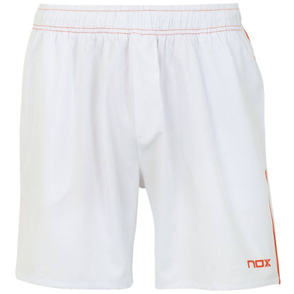 Short Nox Team Blanco Logo Rojo - Sur SportsVestuario